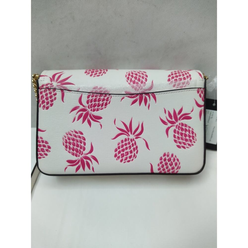 Kate Spade Morgan Cream Multicolor Leather Pineapples Crossbody Bag - NWT - Picture 2 of 16